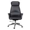 Office Chair: Leather Tufted Black Manager’s Chair thumb 3