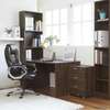 Office Chair: Brown Leather Office Chair thumb 1