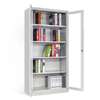 File Cabinet: Steel File Cabinet With Clear Glass Door Panel thumb 2