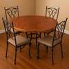 Classic modern 4 seater round dining set thumb 13