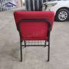 Conference Chair; Modern Steel Stackable Padded Church thumb 2