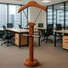 Coat Hanger; Durable Mahogany Coat Hanger thumb 0