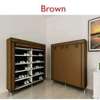 Metallic Portable shoerack with Canvas Cover* thumb 4