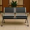 Office Bench; 2 Link Leather Reception Office Bench thumb 1