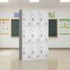 Office Cabinet : Metallic 9-Locker Office Filing Cabinet: thumb 7