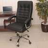 Office Chair : High Back Gray Leather Office Chair thumb 7
