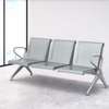 3 Seater Metallic Airport Bench thumb 1