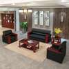 Office Sofas: 5 Seater Mahogany Executive Sofa thumb 0