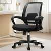 Office Seat: Home Office Chair With Mesh Back And Armrests thumb 0