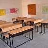 2 seater modern school desk with a bench thumb 9