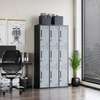 Storage Cabinets: 9-Locker Steel Office Cabinet thumb 6