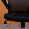 Office seat: Ergonomic adjustable office seat with wheels thumb 1