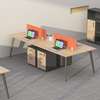 Office Table: Modern Open Office Cubicle Staff Workstation thumb 2