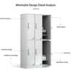 Office Cabinet; 9‑Locker Steel Office Cabinet thumb 3