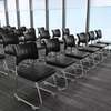 Office seats: Stackable leather office leather visitor seat thumb 0
