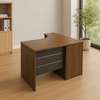 1.6m Curved Wooden Staff Desk thumb 0