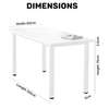 Wooden Metal Frame Computer Table thumb 14