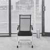 Office chair:  Metal Bow-Legged Black Chairs for Conference thumb 1