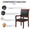 Office chair: Executive leather office waiting chair thumb 2