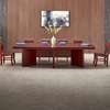 Mahogany 2.4m Curved Edge Conference Office Table thumb 12