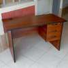 120cm Standard Home/Office Teak MDF Desk thumb 2