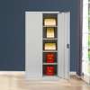 Office Cabinet : Grey Lockable Two-Door Steel Filing Cabinet thumb 6