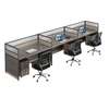 3 Seater Cubic Office Workstation thumb 2