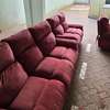 Premium Maroon recliner Sofa set thumb 2