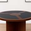 Round Imported Mahogany Boardroom Table thumb 11