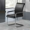 Office seats: Medium back leather office seat thumb 0
