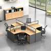 4-Person Curved Office Working Station thumb 2