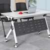 Foldable Table : White Foldable Office Table In Chepilat thumb 3