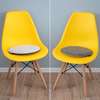Dining Chairs;Plastic Eames Dining Chair In Tabaka thumb 3