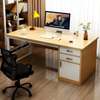 Study Computer Office Desk With Drawers thumb 0