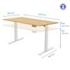 Height Adjustable electric standing desk thumb 8