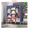 Portable Wooden Wardrobe with Canvas Cover thumb 2