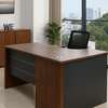 Modern Executive Curved Custom Desk thumb 0