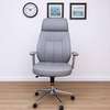 Office Chair;CEO Grey Executive Leather Office Chair thumb 2