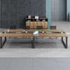 Metal Frame Wooden 2.4m Modern Office Conference Table thumb 12