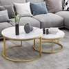 Pair Marble Nesting Coffee Tables thumb 5