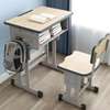 Adjustable Student Desk & Chair Set with Storage Shelf thumb 0