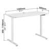 Office Desk : 1200mm Electric Height Adjustable Desk thumb 1