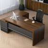 Office Desk; 1600MM L-Shaped Office Desk in Tabaka thumb 1
