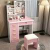 Dressers: Modern Dressing Vanity Table With a Mirror thumb 1