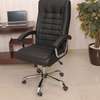 Office Chair : High Back Gray Leather Office Chair thumb 4