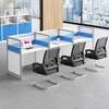 Cubic 3 Way Modern MDF Office Workstation Desk thumb 5