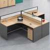 Office Workstation; 2 Way Modular Curved Office Workstation thumb 11