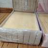 Wooden Single Bed Frame Light Finish Durable thumb 0