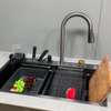 Black  Sink Double Bowl 750x450mm thumb 3