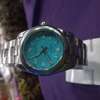 Rolex Stainless Steel Watch Turquoise Dial thumb 0